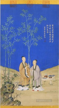  brillante Pintura - Lang señales brillantes de tinta china antigua de primavera Giuseppe Castiglione